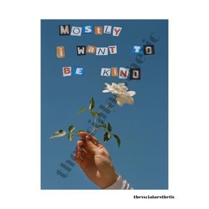 08x10 FRAMED BE KIND